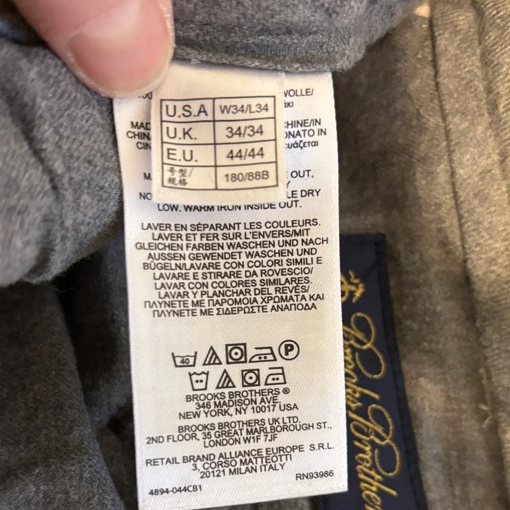 Brooks Brothers Beige Corduroy Chinos for Men - Picture 8 of 12